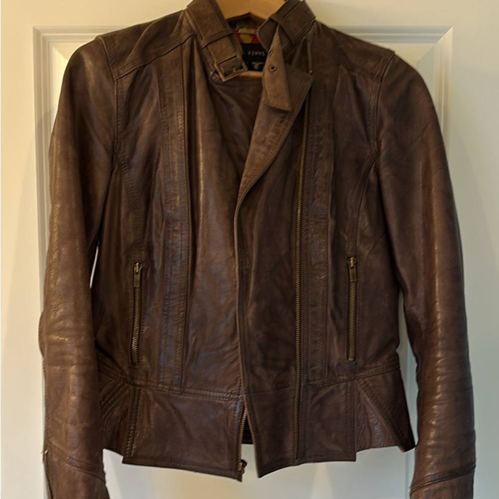 Women’s Brown Leather Jacket